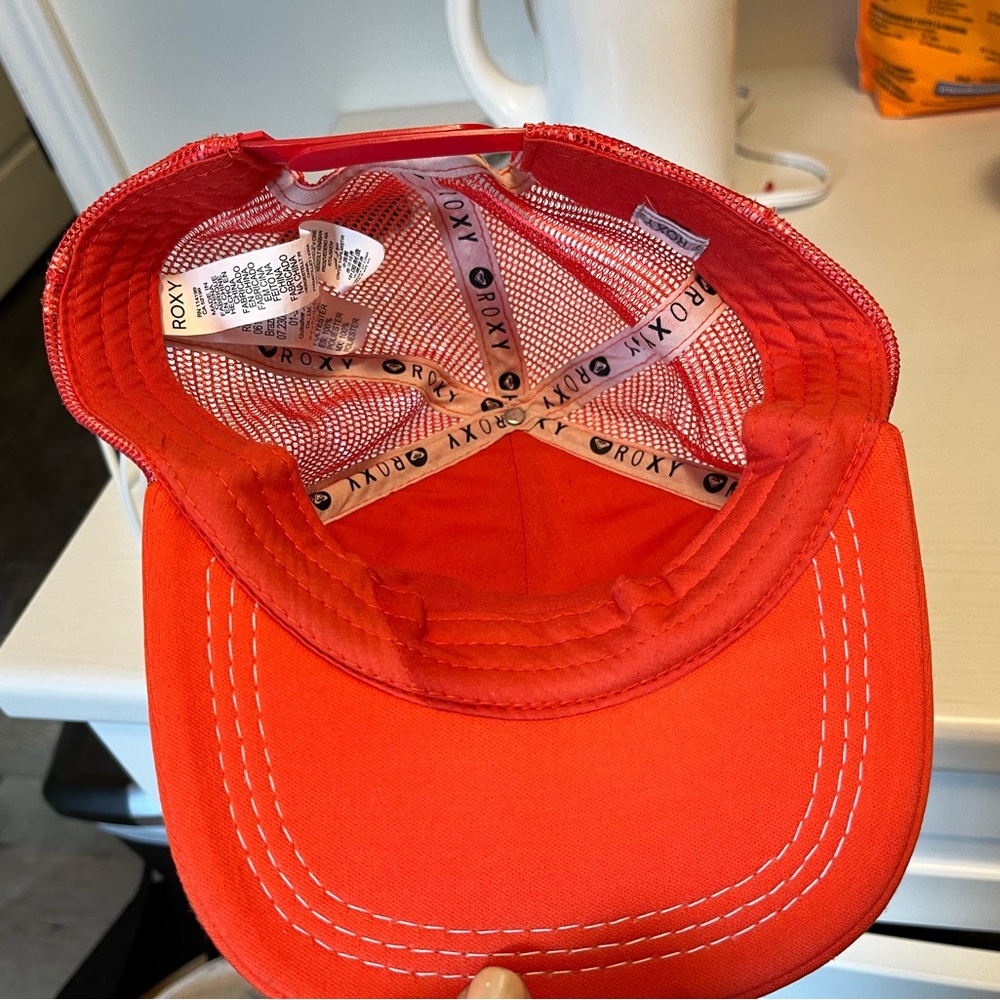 5/$25 orange Roxy trucker hat cap - Picture 5 of 5